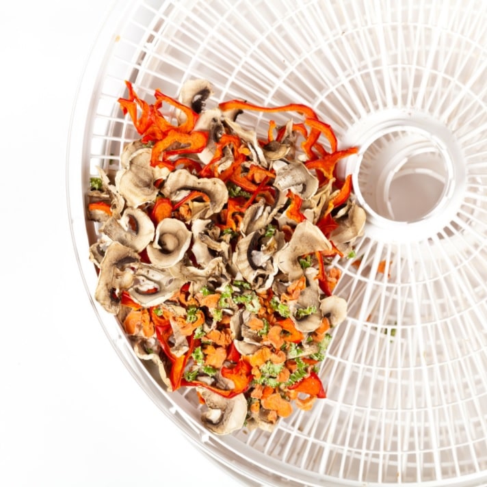 save space with a food dehydrator